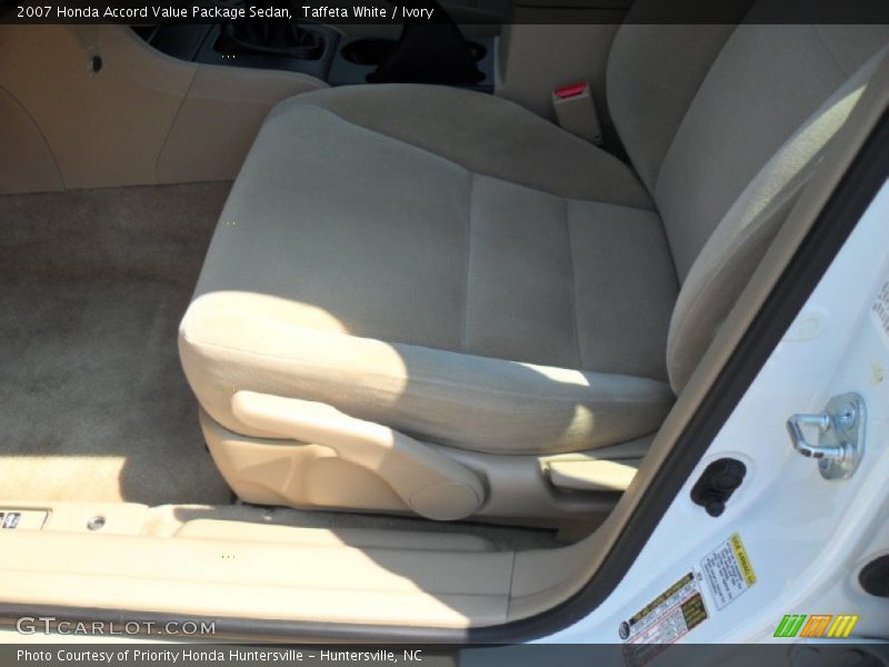 Taffeta White / Ivory 2007 Honda Accord Value Package Sedan