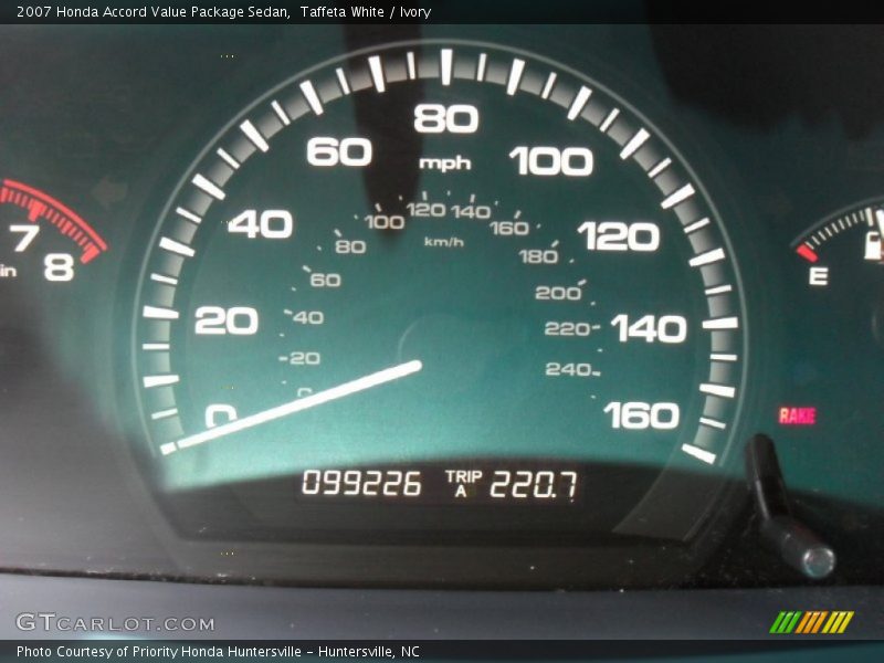 Taffeta White / Ivory 2007 Honda Accord Value Package Sedan