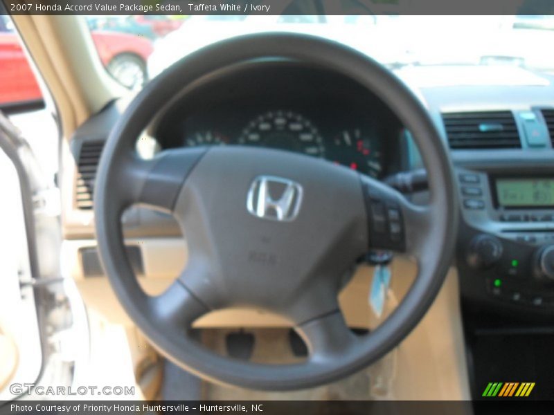 Taffeta White / Ivory 2007 Honda Accord Value Package Sedan