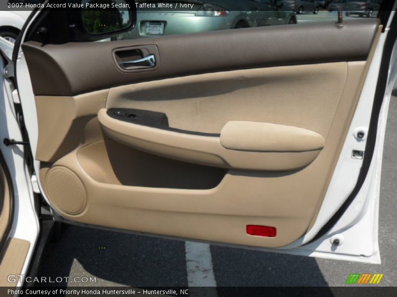 Taffeta White / Ivory 2007 Honda Accord Value Package Sedan