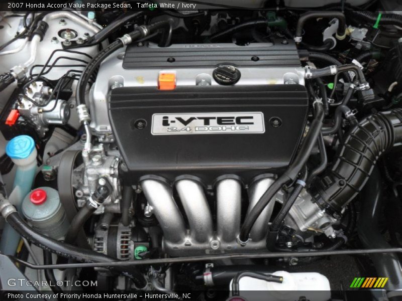  2007 Accord Value Package Sedan Engine - 2.4L DOHC 16V i-VTEC 4 Cylinder
