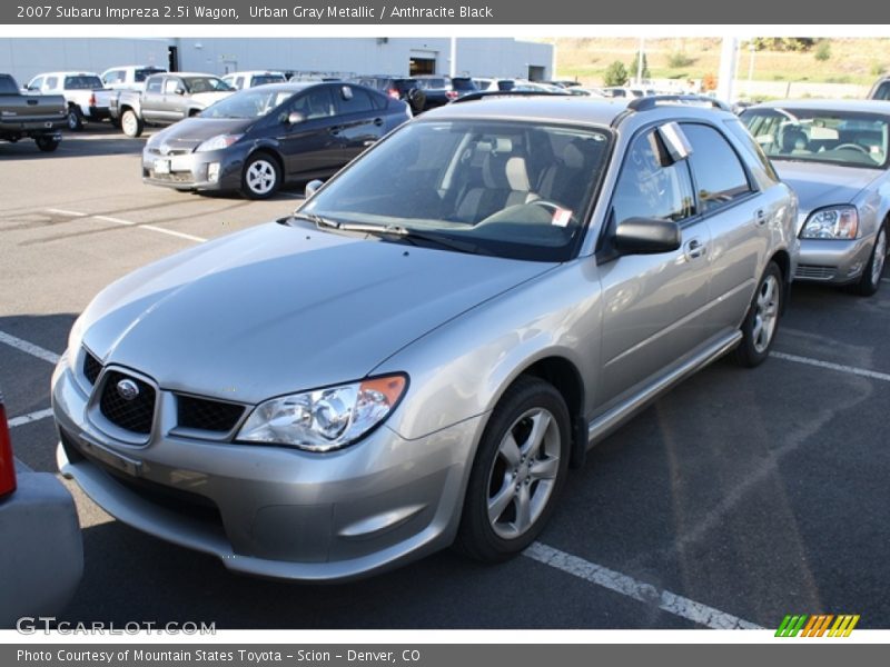 Urban Gray Metallic / Anthracite Black 2007 Subaru Impreza 2.5i Wagon