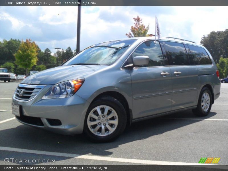 Silver Pearl Metallic / Gray 2008 Honda Odyssey EX-L