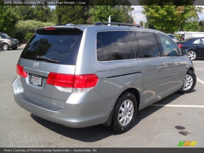 Silver Pearl Metallic / Gray 2008 Honda Odyssey EX-L