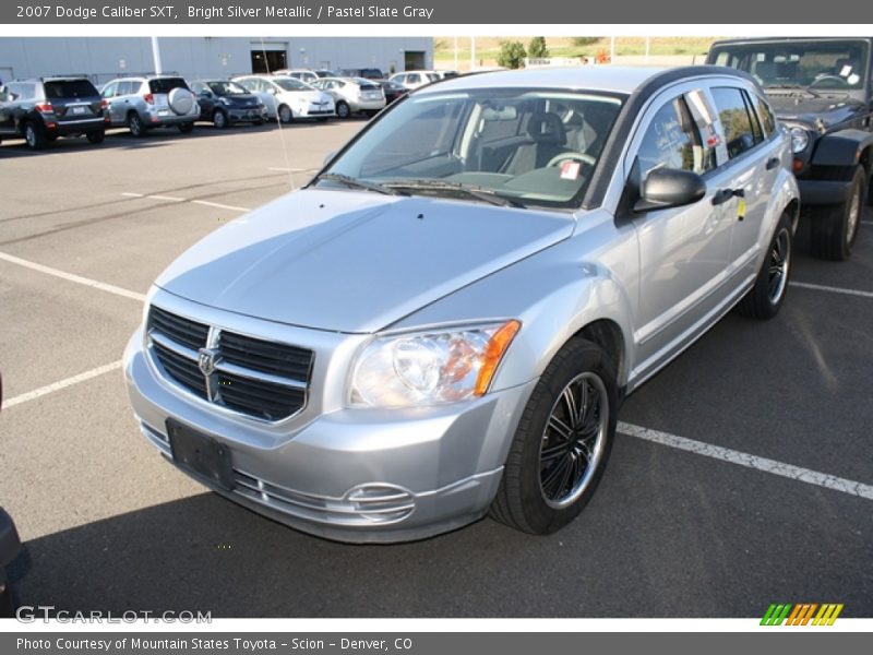 Bright Silver Metallic / Pastel Slate Gray 2007 Dodge Caliber SXT