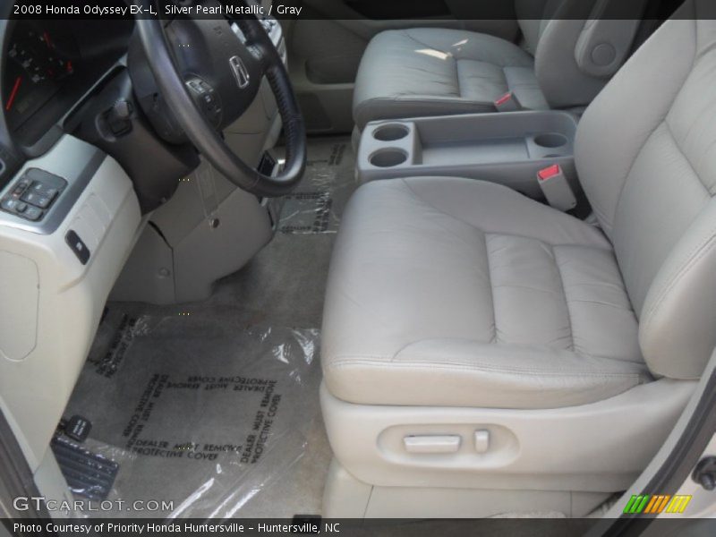 Silver Pearl Metallic / Gray 2008 Honda Odyssey EX-L