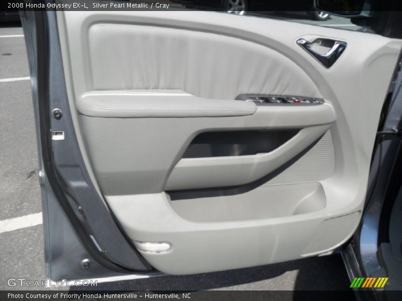 Silver Pearl Metallic / Gray 2008 Honda Odyssey EX-L