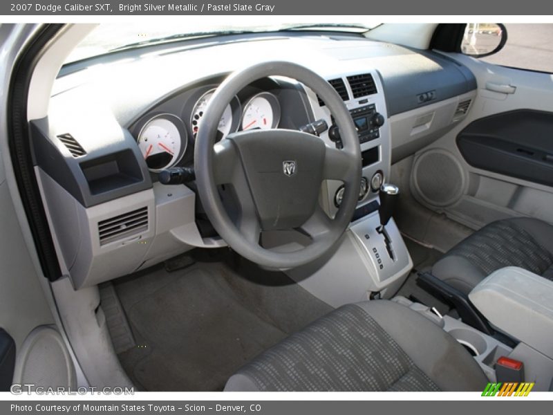 Bright Silver Metallic / Pastel Slate Gray 2007 Dodge Caliber SXT