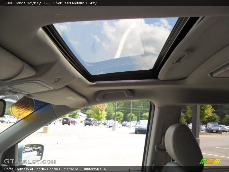 Silver Pearl Metallic / Gray 2008 Honda Odyssey EX-L