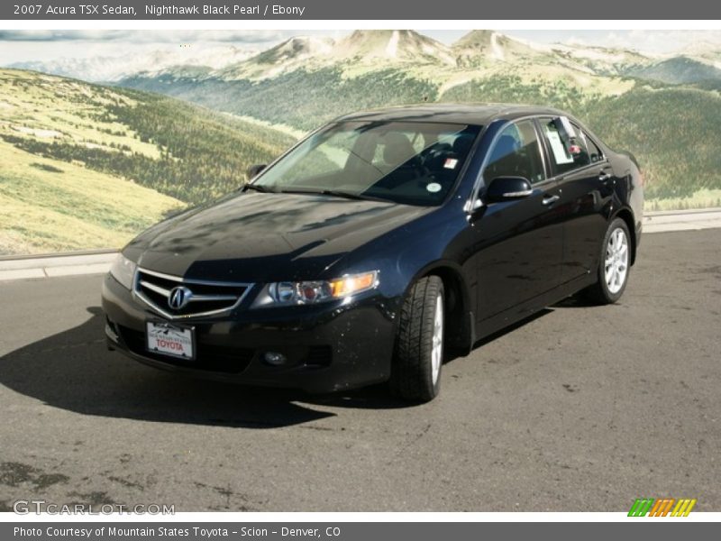 Nighthawk Black Pearl / Ebony 2007 Acura TSX Sedan
