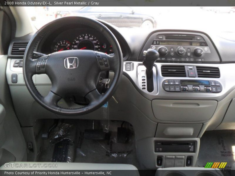 Silver Pearl Metallic / Gray 2008 Honda Odyssey EX-L