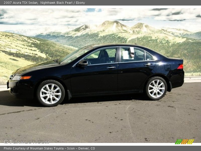 Nighthawk Black Pearl / Ebony 2007 Acura TSX Sedan