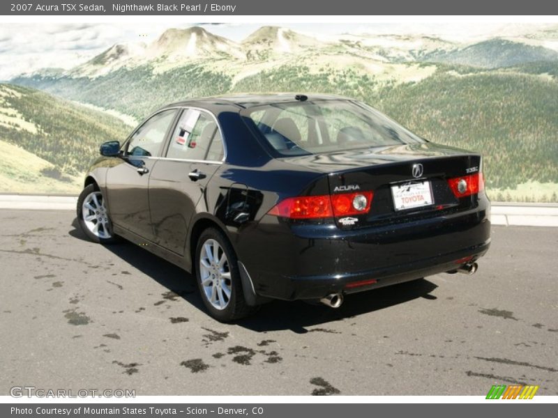Nighthawk Black Pearl / Ebony 2007 Acura TSX Sedan