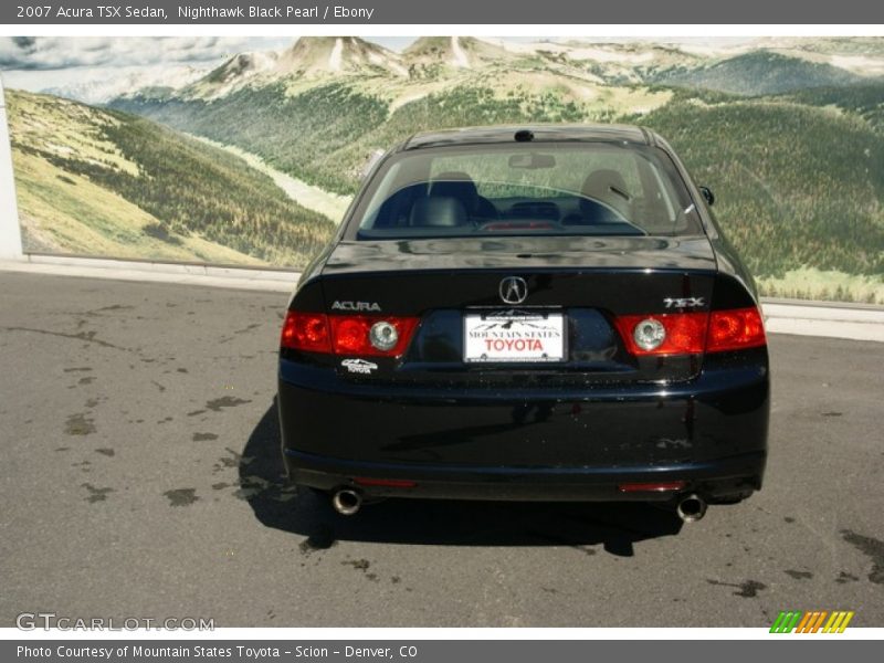 Nighthawk Black Pearl / Ebony 2007 Acura TSX Sedan
