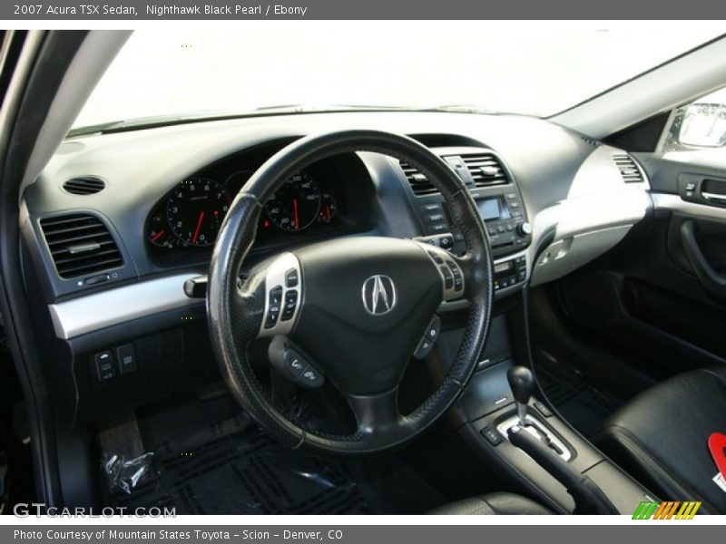 Nighthawk Black Pearl / Ebony 2007 Acura TSX Sedan