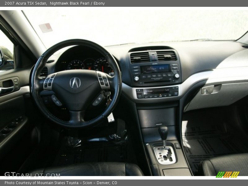 Nighthawk Black Pearl / Ebony 2007 Acura TSX Sedan