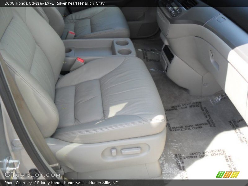 Silver Pearl Metallic / Gray 2008 Honda Odyssey EX-L