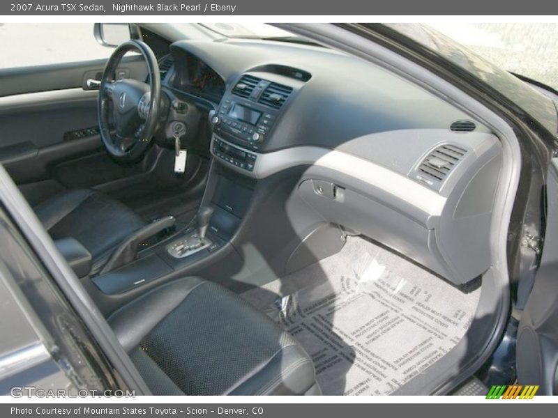 Nighthawk Black Pearl / Ebony 2007 Acura TSX Sedan