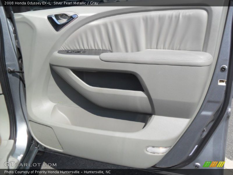 Silver Pearl Metallic / Gray 2008 Honda Odyssey EX-L