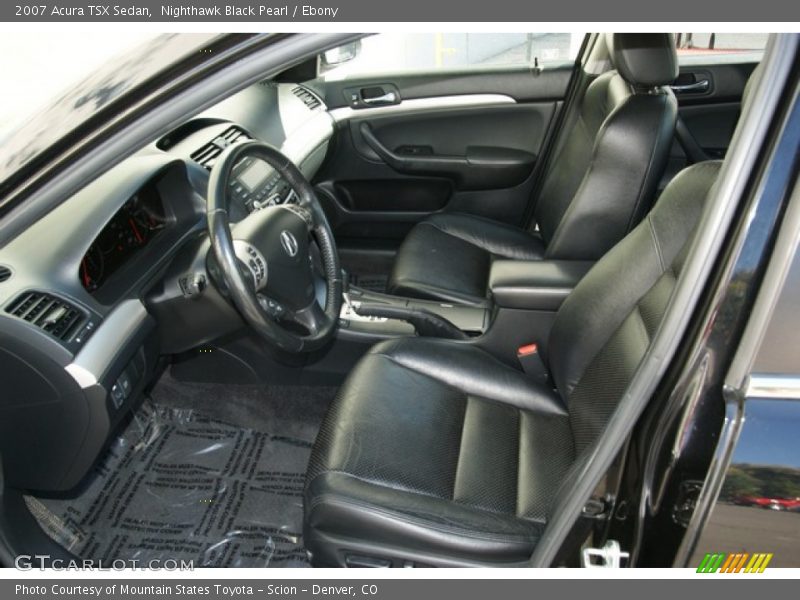 Nighthawk Black Pearl / Ebony 2007 Acura TSX Sedan