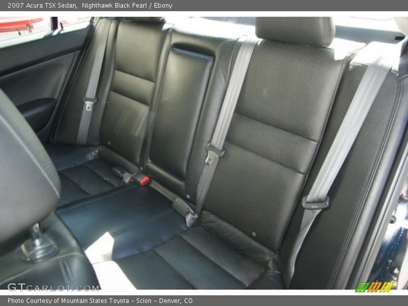Nighthawk Black Pearl / Ebony 2007 Acura TSX Sedan