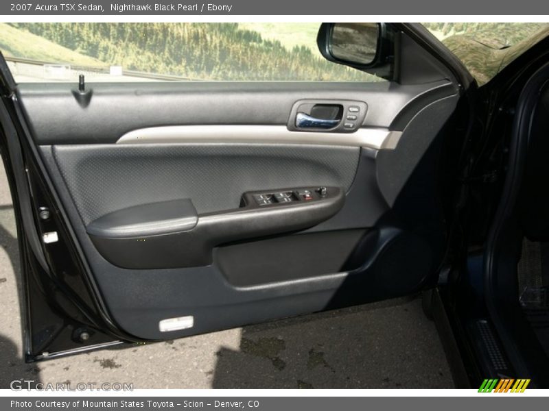 Nighthawk Black Pearl / Ebony 2007 Acura TSX Sedan
