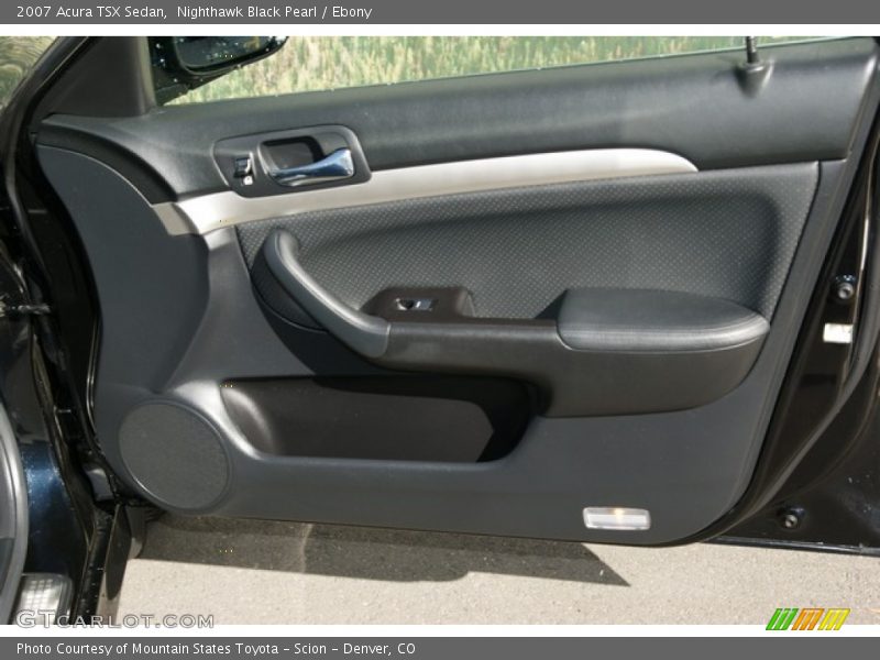 Nighthawk Black Pearl / Ebony 2007 Acura TSX Sedan