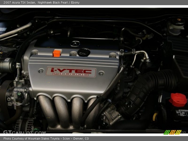 Nighthawk Black Pearl / Ebony 2007 Acura TSX Sedan