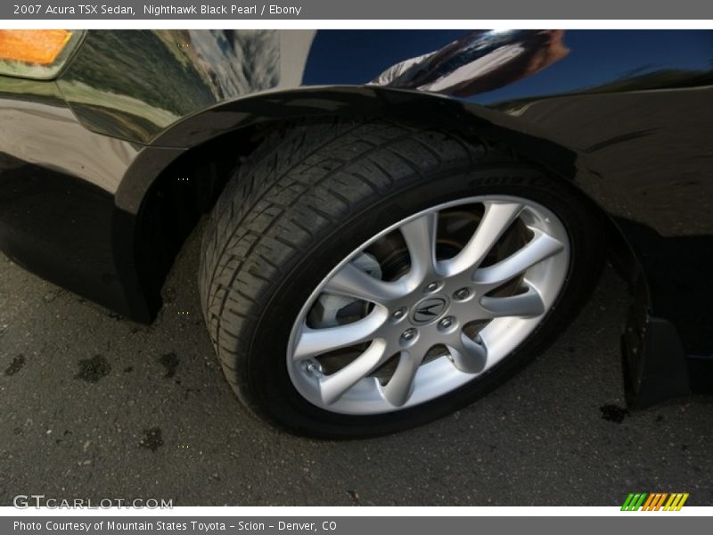 Nighthawk Black Pearl / Ebony 2007 Acura TSX Sedan