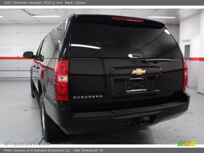 Black / Ebony 2007 Chevrolet Suburban 1500 LS 4x4