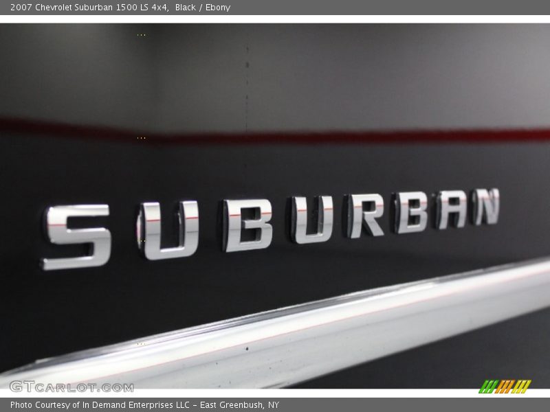 Black / Ebony 2007 Chevrolet Suburban 1500 LS 4x4