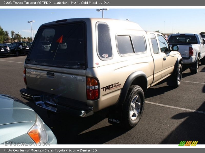 Mystic Gold Metallic / Oak 2003 Toyota Tacoma V6 TRD Xtracab 4x4
