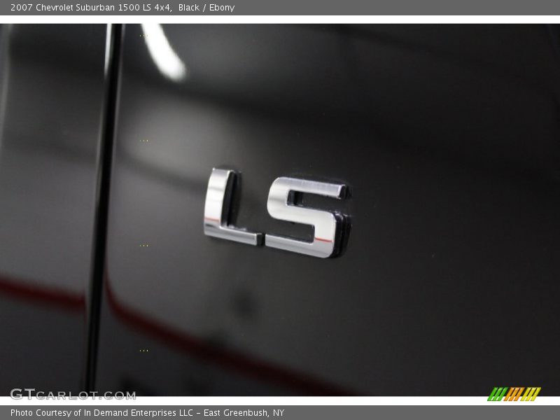 Black / Ebony 2007 Chevrolet Suburban 1500 LS 4x4