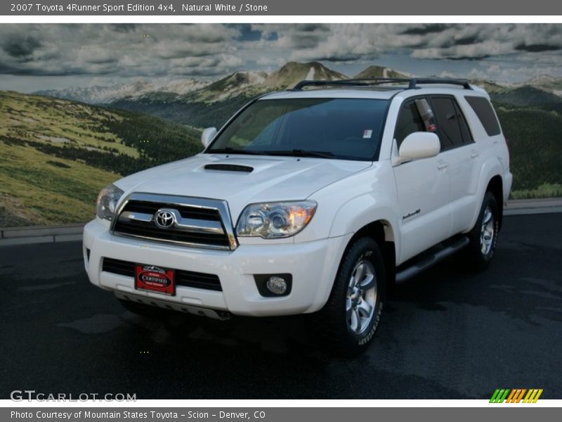 Natural White / Stone 2007 Toyota 4Runner Sport Edition 4x4