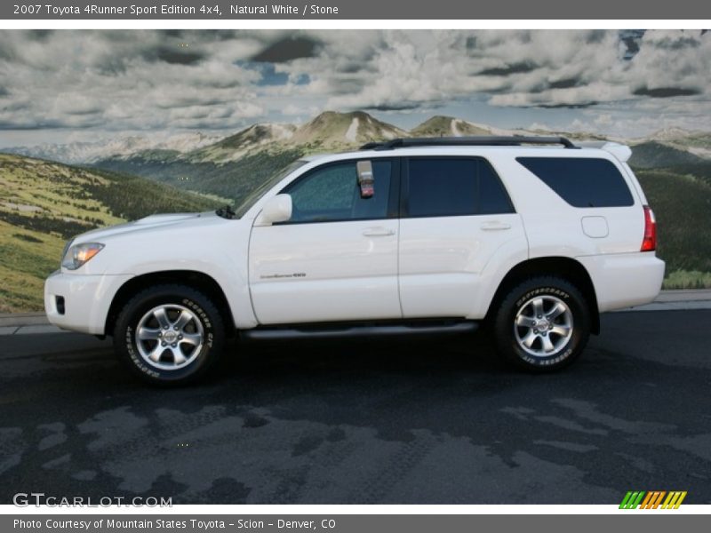 Natural White / Stone 2007 Toyota 4Runner Sport Edition 4x4