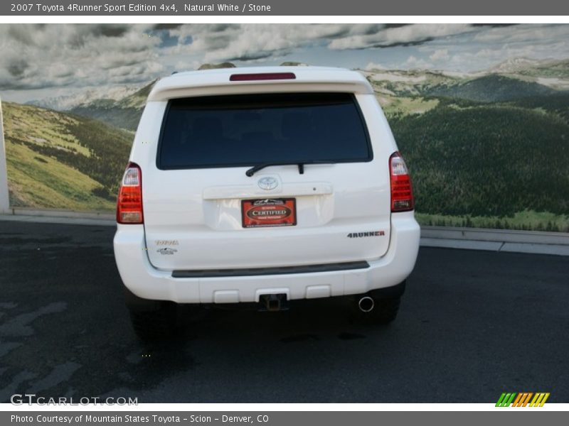 Natural White / Stone 2007 Toyota 4Runner Sport Edition 4x4