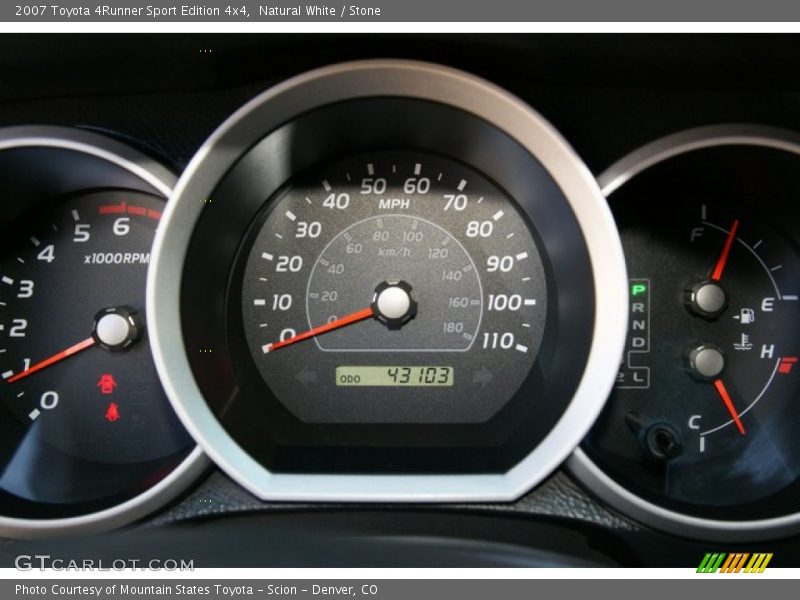 Natural White / Stone 2007 Toyota 4Runner Sport Edition 4x4