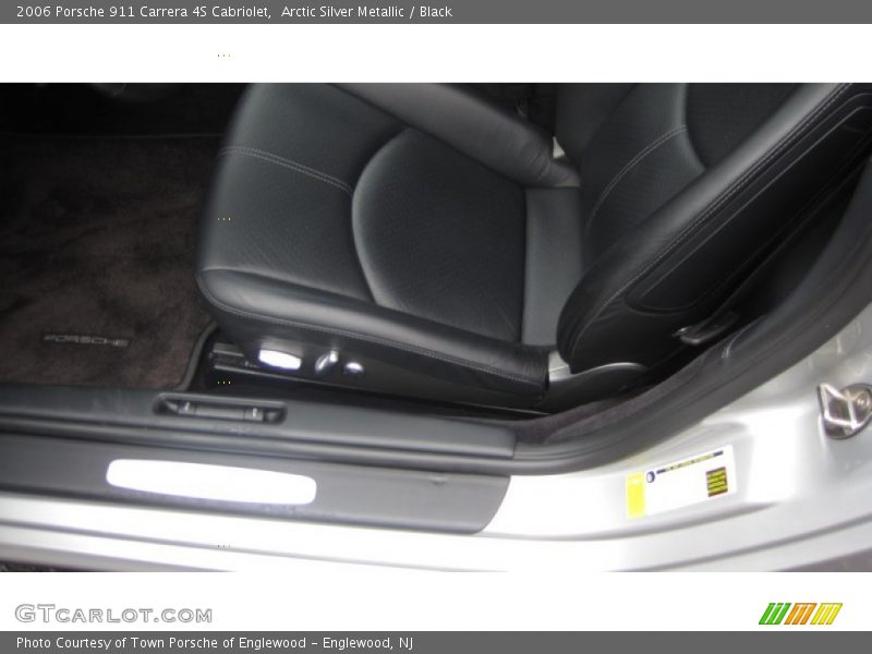 Arctic Silver Metallic / Black 2006 Porsche 911 Carrera 4S Cabriolet
