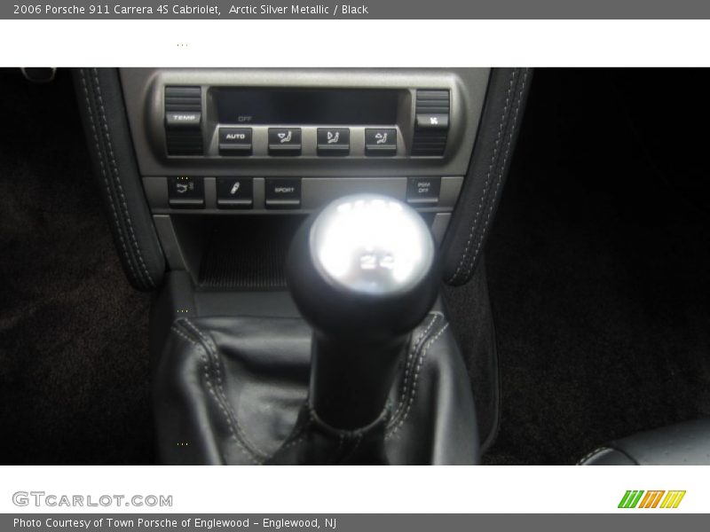 Arctic Silver Metallic / Black 2006 Porsche 911 Carrera 4S Cabriolet