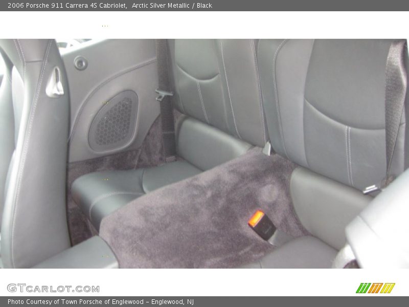 Arctic Silver Metallic / Black 2006 Porsche 911 Carrera 4S Cabriolet