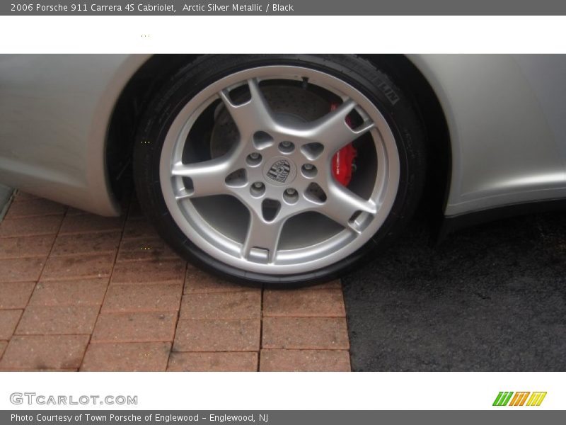 Arctic Silver Metallic / Black 2006 Porsche 911 Carrera 4S Cabriolet