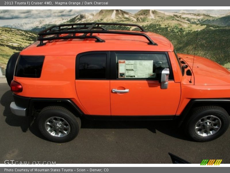 Magma Orange / Dark Charcoal 2013 Toyota FJ Cruiser 4WD