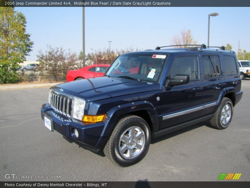 Midnight Blue Pearl / Dark Slate Gray/Light Graystone 2006 Jeep Commander Limited 4x4