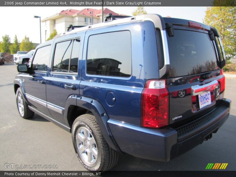 Midnight Blue Pearl / Dark Slate Gray/Light Graystone 2006 Jeep Commander Limited 4x4