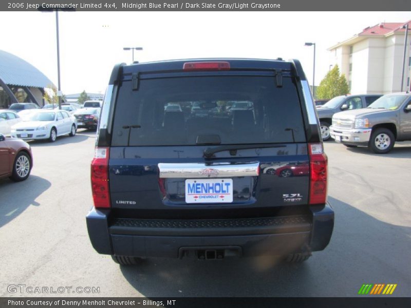 Midnight Blue Pearl / Dark Slate Gray/Light Graystone 2006 Jeep Commander Limited 4x4