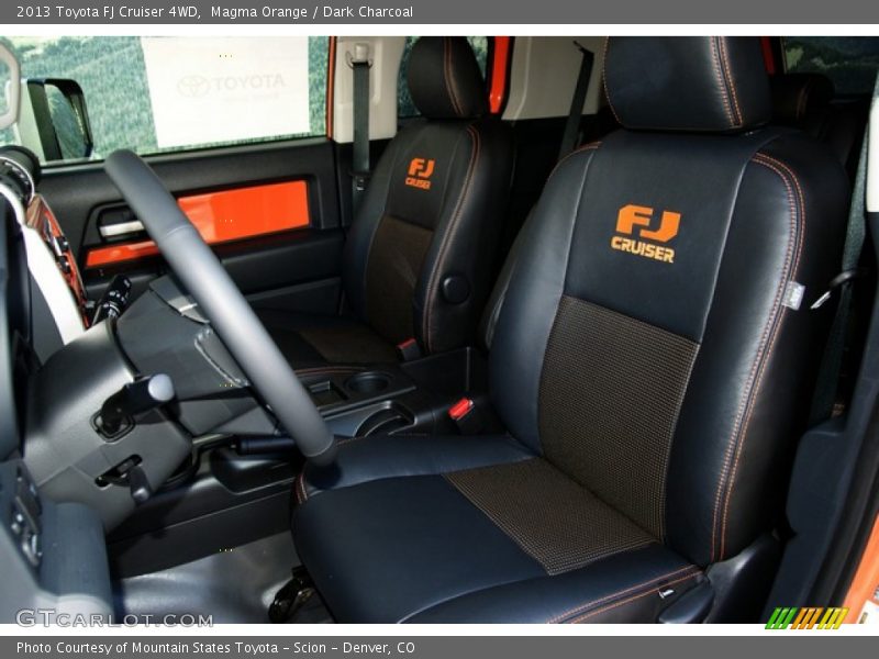  2013 FJ Cruiser 4WD Dark Charcoal Interior