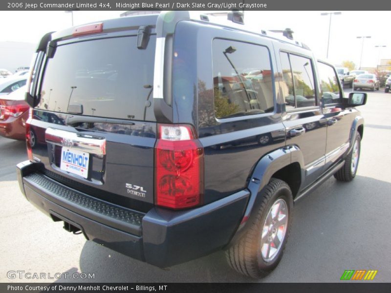 Midnight Blue Pearl / Dark Slate Gray/Light Graystone 2006 Jeep Commander Limited 4x4