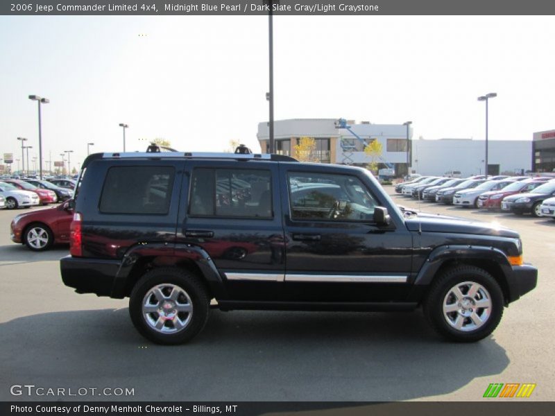 Midnight Blue Pearl / Dark Slate Gray/Light Graystone 2006 Jeep Commander Limited 4x4
