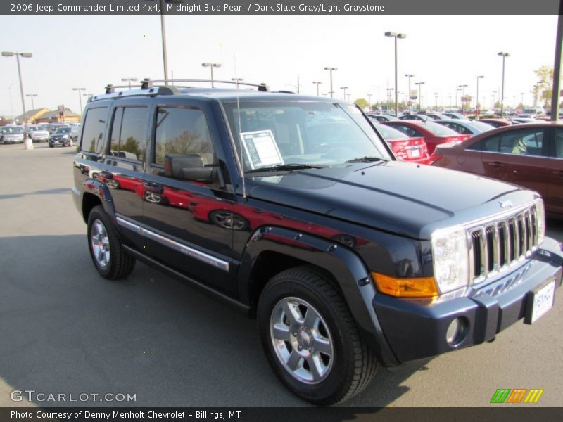 Midnight Blue Pearl / Dark Slate Gray/Light Graystone 2006 Jeep Commander Limited 4x4