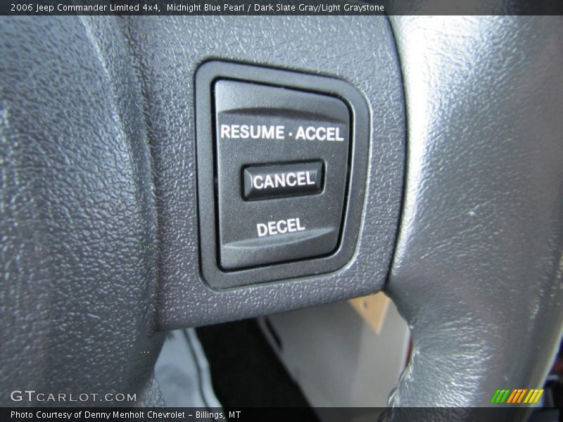 Midnight Blue Pearl / Dark Slate Gray/Light Graystone 2006 Jeep Commander Limited 4x4